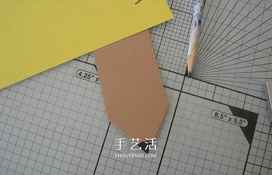 教師節(jié)小禮物的制作 卡紙做可愛(ài)的鉛筆書(shū)簽 -  www.rpnrmr.com