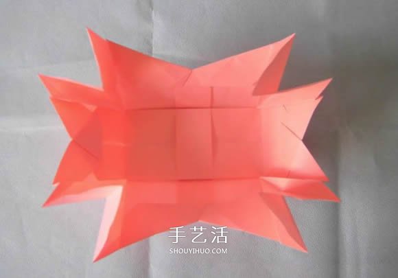 百合花紙巾盒的折法 帶花紙巾盒怎么折圖解 -  www.rpnrmr.com