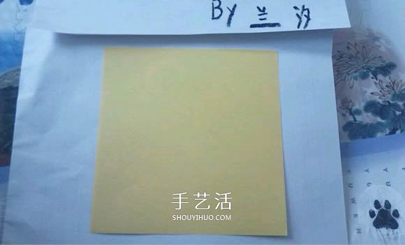 一張紙！手工折紙連體玫瑰花的折法圖解教程 -  www.rpnrmr.com
