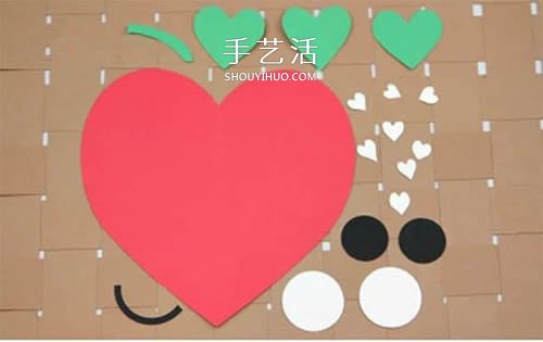幼兒園手工賀卡教程 可愛母親節(jié)草莓賀卡DIY -  www.rpnrmr.com