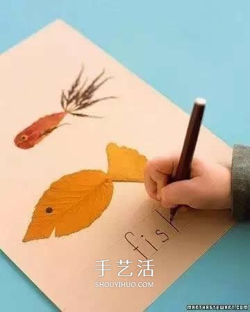 簡(jiǎn)單又好看的兒童樹(shù)葉貼畫(huà)圖片大全  -  www.rpnrmr.com