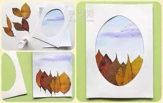簡(jiǎn)單又好看的兒童樹(shù)葉貼畫(huà)圖片大全  -  www.rpnrmr.com
