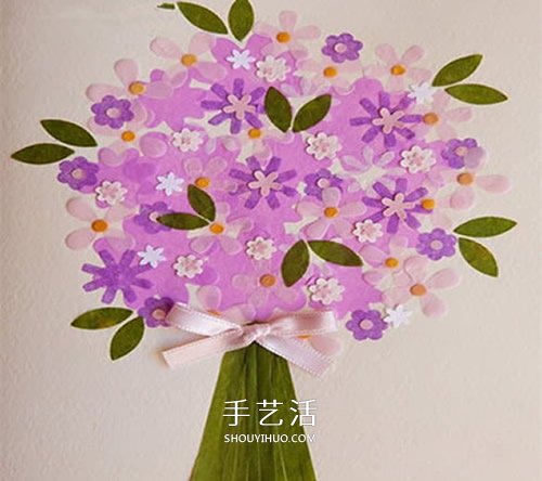 花團(tuán)錦簇的美麗！手工母親節(jié)花束卡片的做法 -  www.rpnrmr.com