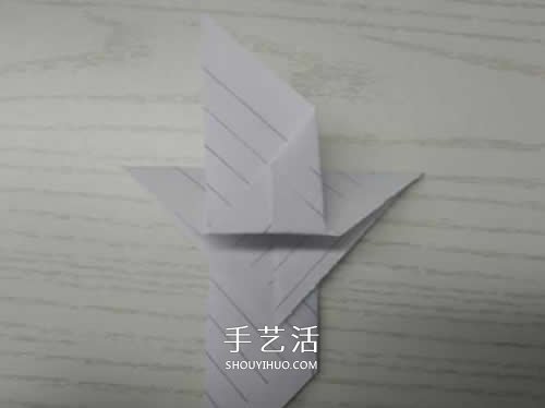 幼兒園手工折紙教程 最簡(jiǎn)單和平鴿的折法圖解 -  www.rpnrmr.com