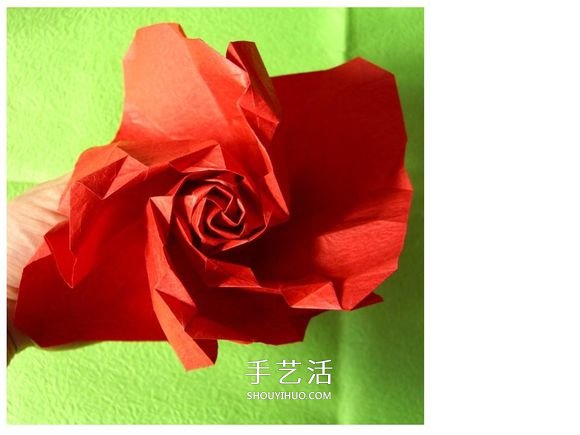怎么折酒杯玫瑰的過(guò)程 詳細(xì)酒杯玫瑰折紙實(shí)拍 -  www.rpnrmr.com