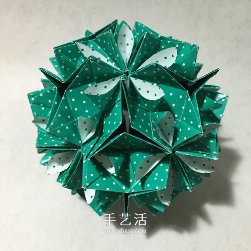 怎么折五瓣花花球的方法 五瓣花球的折紙圖解 -  www.rpnrmr.com
