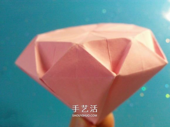 怎么折紙立體鉆石圖解 折一個超大的送女友吧 -  www.rpnrmr.com