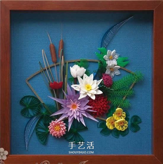 簡(jiǎn)直美炸了！手工立體卷紙花作品圖片大全 -  www.rpnrmr.com