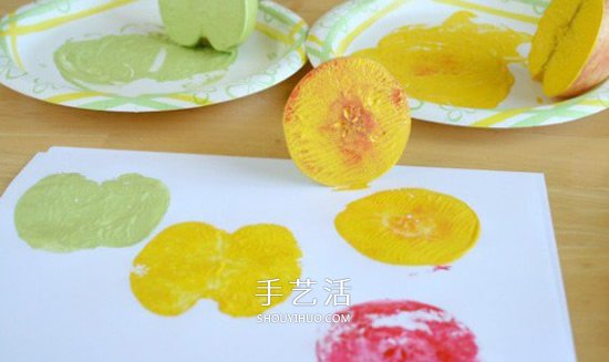 用一只真正的蘋果做！可愛蘋果賀卡的制作方法 -  www.rpnrmr.com