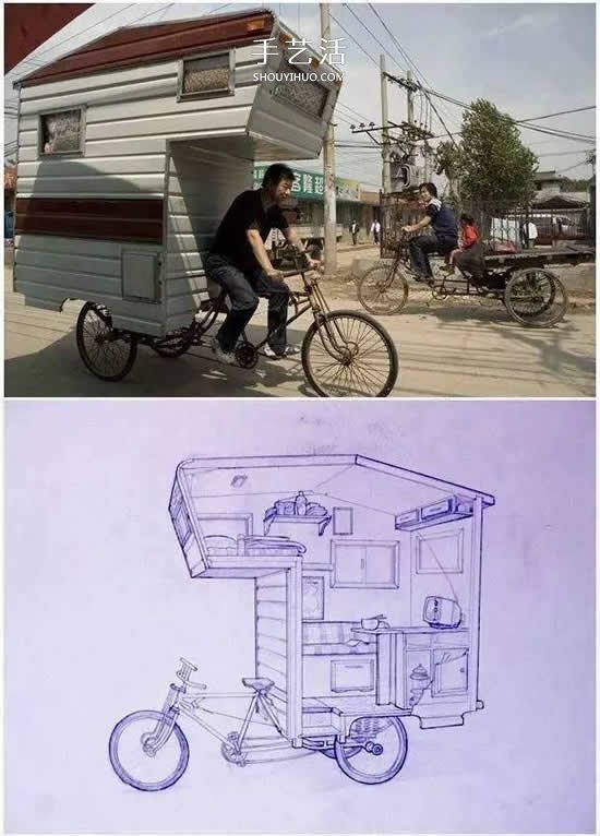 驚倒一片！開(kāi)不起汽車(chē)房車(chē) 還有自行車(chē)房車(chē)！  -  www.rpnrmr.com