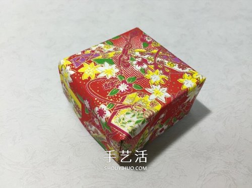 簡(jiǎn)單又好看的方形禮盒手工折紙圖解教程 -  www.rpnrmr.com