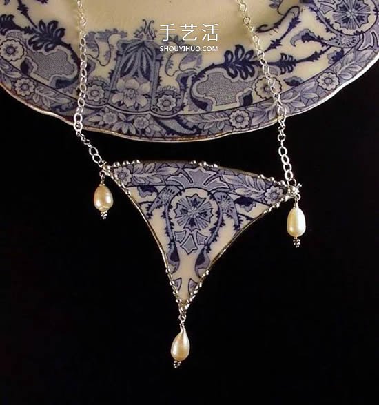 精美陶瓷盤掉地上 那就把它做成唯一的首飾吧！ -  www.rpnrmr.com