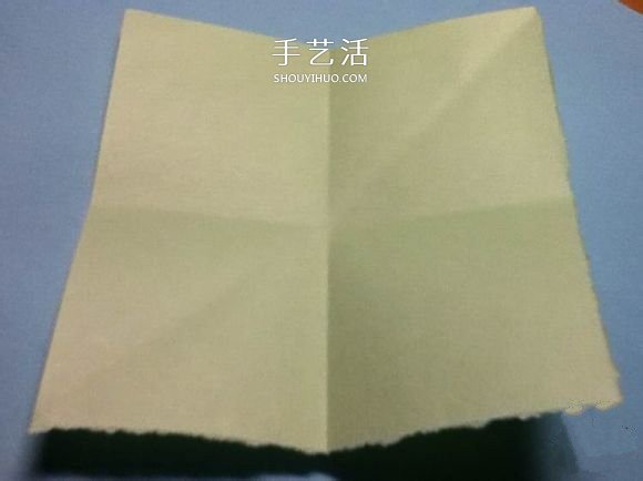 折疊四個愛心 組合成代表幸運的四葉草圖解 -  www.rpnrmr.com