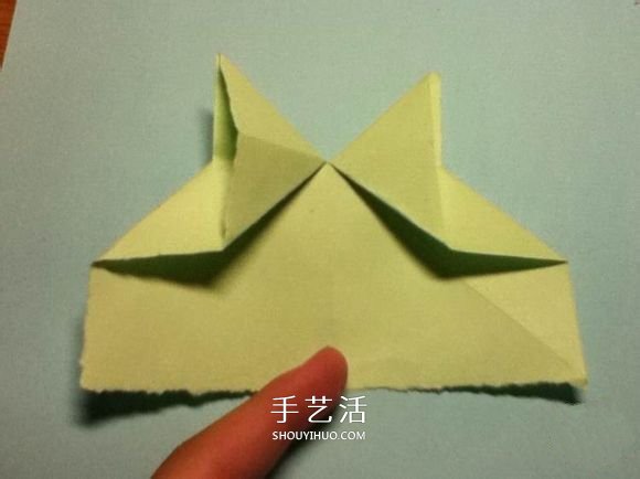 折疊四個愛心 組合成代表幸運的四葉草圖解 -  www.rpnrmr.com