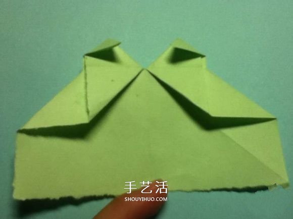 折疊四個愛心 組合成代表幸運的四葉草圖解 -  www.rpnrmr.com