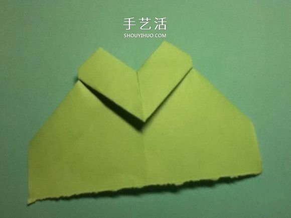 折疊四個愛心 組合成代表幸運的四葉草圖解 -  www.rpnrmr.com