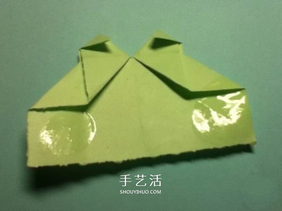 折疊四個愛心 組合成代表幸運的四葉草圖解 -  www.rpnrmr.com