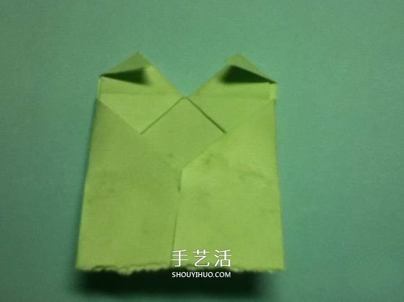 折疊四個愛心 組合成代表幸運的四葉草圖解 -  www.rpnrmr.com