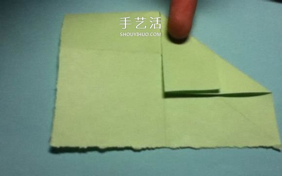 折疊四個愛心 組合成代表幸運的四葉草圖解 -  www.rpnrmr.com