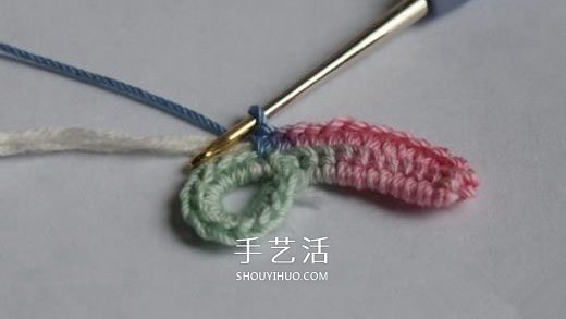 鉤針編織五彩菊的方法圖解 單元菊花的鉤織方法 -  www.rpnrmr.com