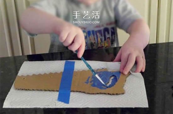 父親節(jié)掛飾手工制作 用硬紙板做工具掛飾 -  www.rpnrmr.com