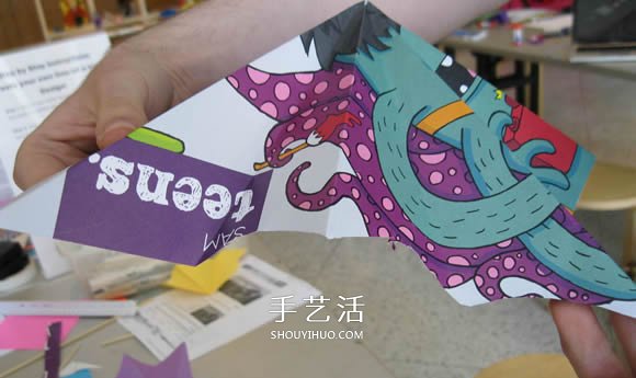 簡單紙傘的制作方法圖解 可以打開收起！ -  www.rpnrmr.com