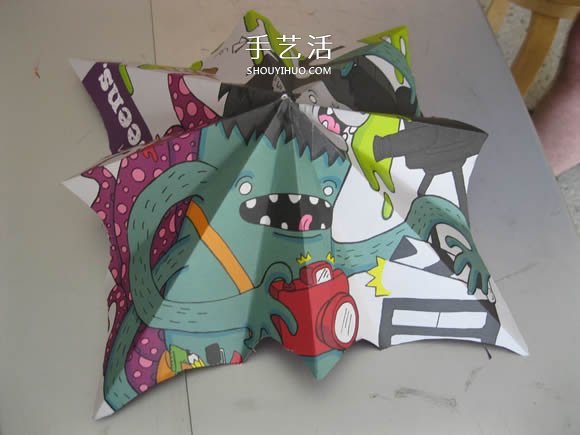 簡單紙傘的制作方法圖解 可以打開收起！ -  www.rpnrmr.com