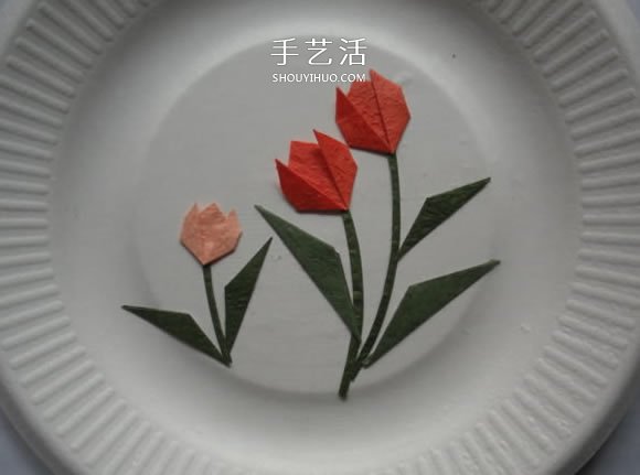 最簡單折紙郁金香貼畫的制作方法圖解 -  www.rpnrmr.com