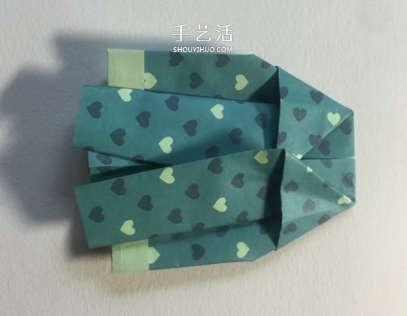 手工折紙西服的折法圖解教程 簡單又漂亮！ -  www.rpnrmr.com