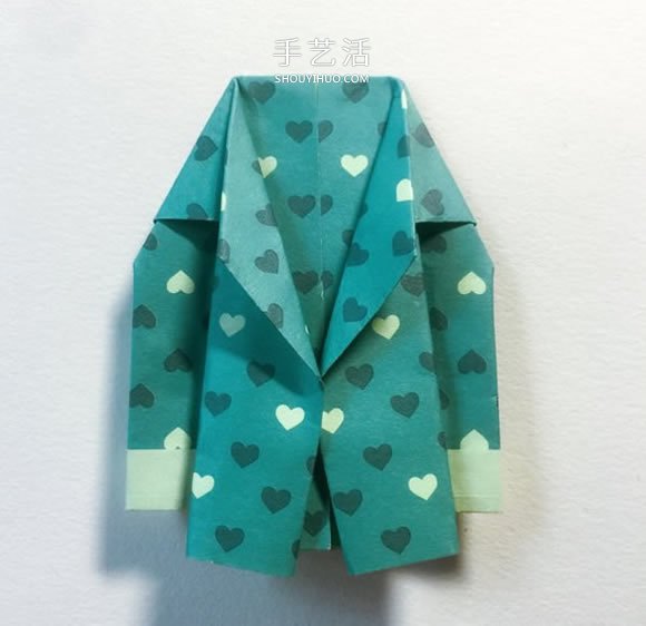 手工折紙西服的折法圖解教程 簡單又漂亮！ -  www.rpnrmr.com