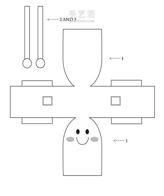 超萌紙機(jī)器人模型的做法 -  www.rpnrmr.com