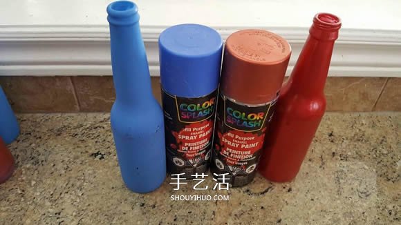 玻璃瓶手工制作嘉年華拋圈玩具教程 -  www.rpnrmr.com