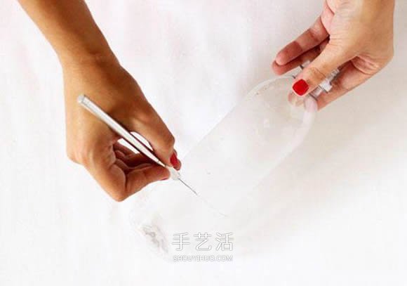 礦泉水瓶手工制作小清新牙簽筒的教程 -  www.rpnrmr.com
