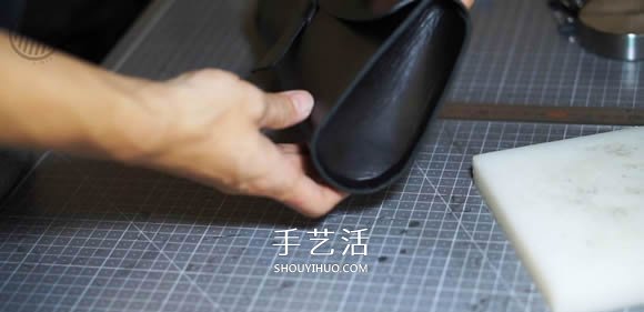 自制簡約皮革手拿包的方法圖解教程 -  www.rpnrmr.com
