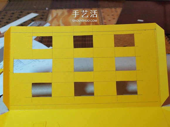 卡紙手工制作圣誕節(jié)房屋模型裝飾 -  www.rpnrmr.com