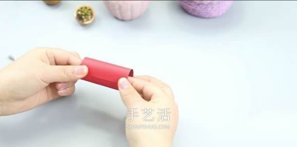 卡紙手工制作一串爆竹裝飾的做法 -  www.rpnrmr.com