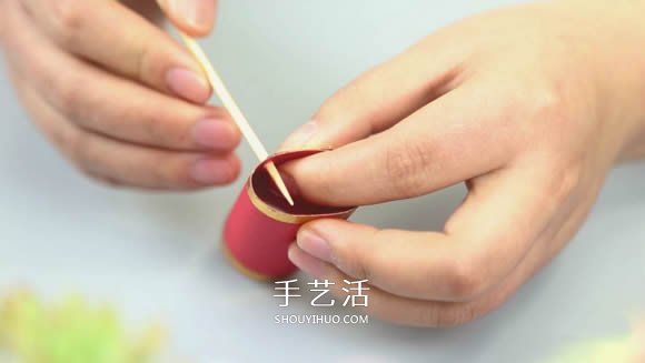 卡紙手工制作一串爆竹裝飾的做法 -  www.rpnrmr.com