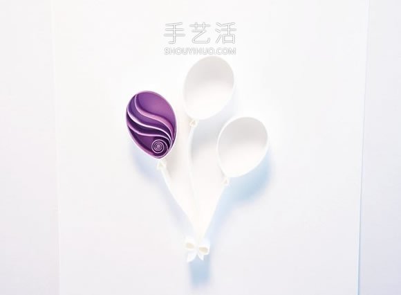 衍紙幾個(gè)氣球 就做成讓人超喜歡的生日卡片！ -  www.rpnrmr.com