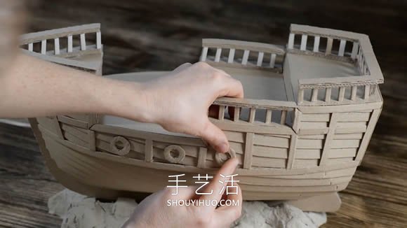 超逼真海盜船模型制作視頻 僅僅用了硬紙板！ -  www.rpnrmr.com