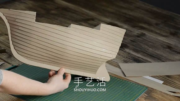 超逼真海盜船模型制作視頻 僅僅用了硬紙板！ -  www.rpnrmr.com