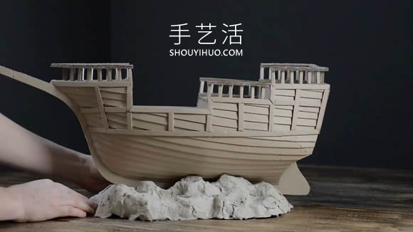 超逼真海盜船模型制作視頻 僅僅用了硬紙板！ -  www.rpnrmr.com