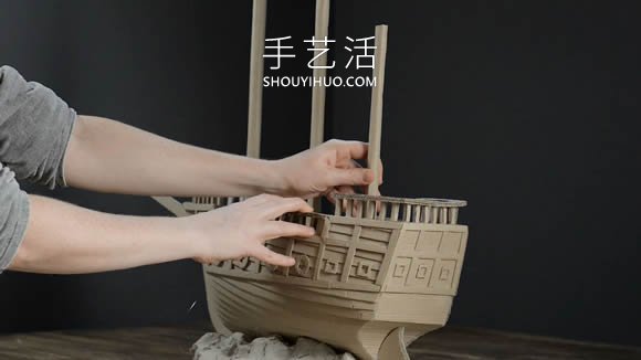 超逼真海盜船模型制作視頻 僅僅用了硬紙板！ -  www.rpnrmr.com