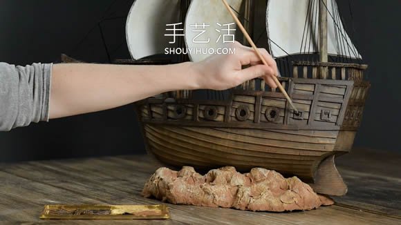超逼真海盜船模型制作視頻 僅僅用了硬紙板！ -  www.rpnrmr.com