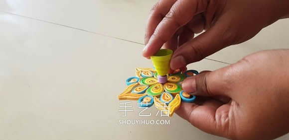 衍紙教程：超美的桌椅、水果籃和花瓶 -  www.rpnrmr.com