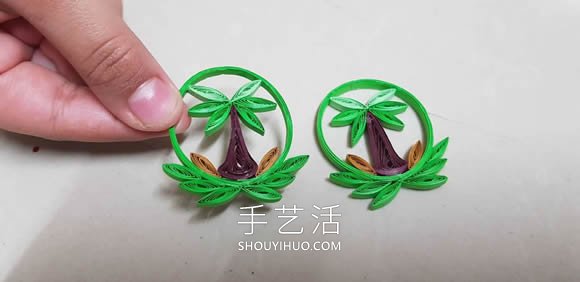 衍紙教程：超美的桌椅、水果籃和花瓶 -  www.rpnrmr.com
