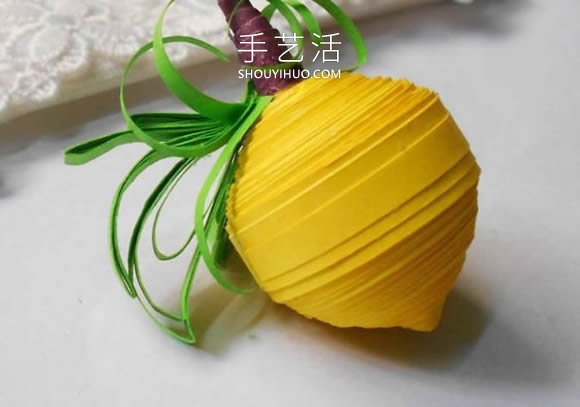 衍紙檸檬手工制作圖解教程 -  www.rpnrmr.com