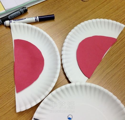幼兒園手工制作紙盤小白兔的做法教程 -  www.rpnrmr.com
