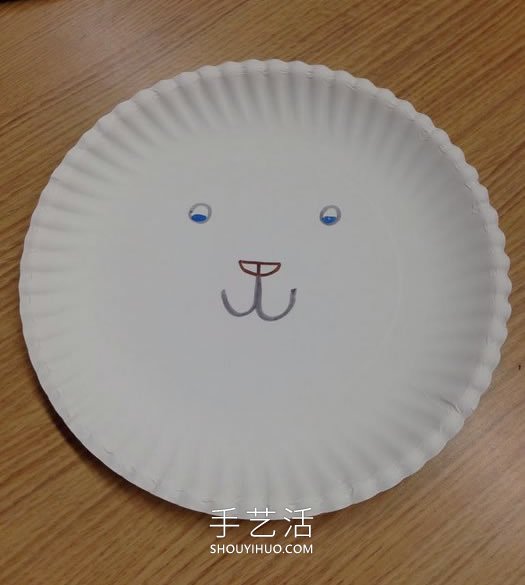 幼兒園手工制作紙盤小白兔的做法教程 -  www.rpnrmr.com
