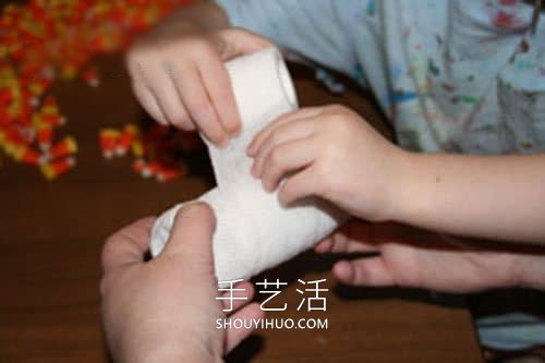 幼兒園手工制作卷紙筒木乃伊最簡單的教程 -  www.rpnrmr.com