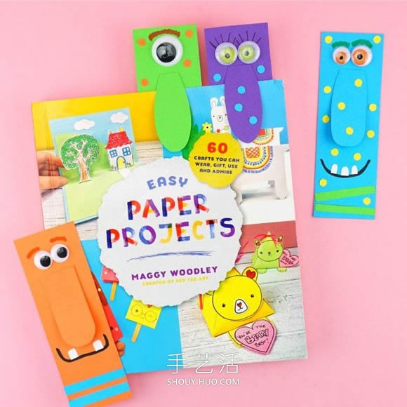 幼兒園手工制作萬(wàn)圣節(jié)怪物書(shū)簽的做法教程 -  www.rpnrmr.com
